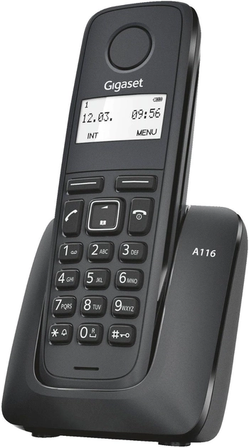 Telefon stacjonarny Gigaset A116 Black (4250366849133) - obraz 2