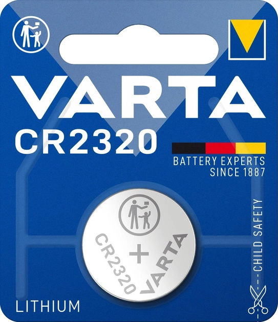 Батарейка Varta CR 2320 BLI 1 Lithium (4008496270835) - зображення 1