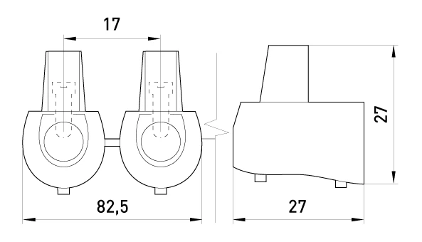 Клеммник конечный 10мм.кв 10A 400V (5шт) [s2039003] e.tc.end.stand.5.10 E.NEXT - изображение 2