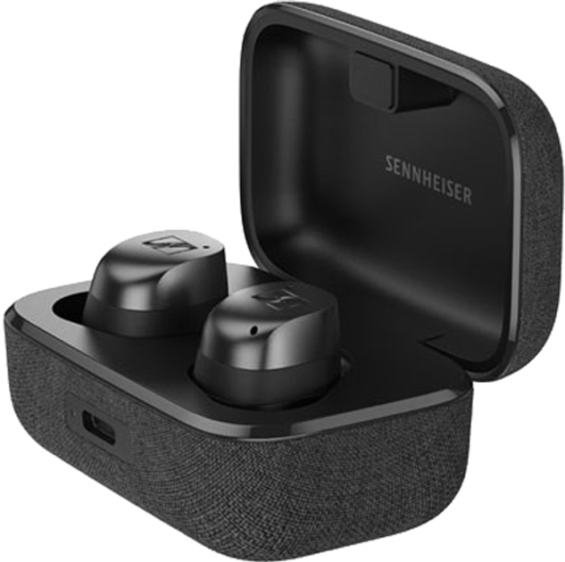 Акція на Навушники Sennheiser Momentum True Wireless 4 Black Graphite від Rozetka