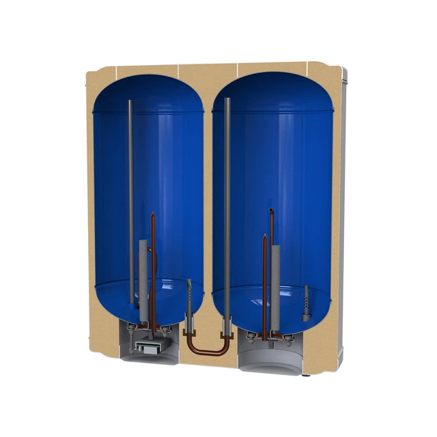Водонагреватель LEOV LV Flat ER 100l плоский (100L Flat ER), Бойлеры с нижней подводкой труб Leov - изображение 4