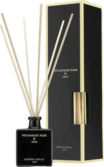 Dyfuzor zapachowy Cereria Molla Premium Bulgarian Rose & Oud 100 ml (8424405013243) - Zdjęcie 1 Dyfuzor zapachowy Cereria Molla Premium Bulgarian Rose & Oud 100 ml (8424405013243) - obraz 1