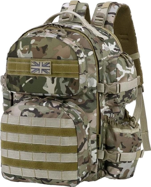 Рюкзак тактичний Kombat UK Venture Pack 45 л + 5 л Мультикам (kb-vp-bpt) - зображення 1