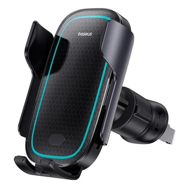 Тримач в авто з бездротовою зарядкою Baseus Milky Way Pro Wireless Charging Electric Car Mount 15W (C40357000111-00) Black - зображення 3