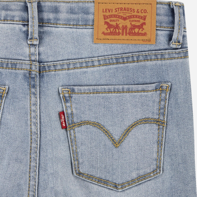 Jeansy skinny młodzieżowe dziewczęce Levis 4E2702-L3D 158 cm Niebieskie (3665115022650) - obraz 5