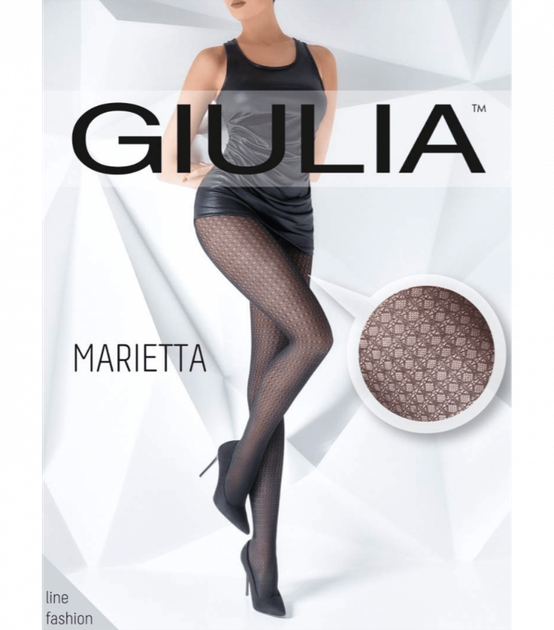 Фантазийные плотные колготки с геометрическим рисунком MARIETTA 60 (14) - Giulia - MARIETTA 60 (14) - 3-M - Spruse - Фото 1 Фантазийные плотные колготки с геометрическим рисунком MARIETTA 60 (14) - Giulia - MARIETTA 60 (14) - 3-M - Spruse - изображение 1