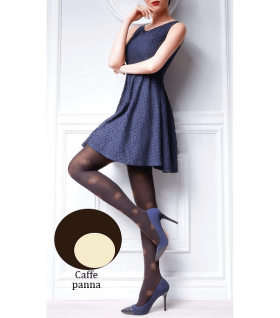 Теплые колготки с цветным узором NAOMI 150 (2) - Giulia - NAOMI 150 (2) - 2-S - Caffe/Panna - Фото 1 Теплые колготки с цветным узором NAOMI 150 (2) - Giulia - NAOMI 150 (2) - 2-S - Caffe/Panna - изображение 1