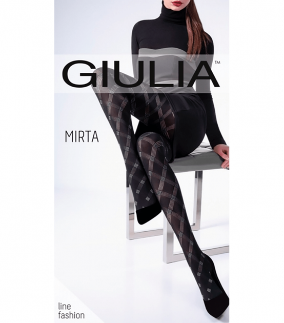 Колготки с рисунком MIRTA 100 (2) - Giulia - MIRTA 100 (2) - 2-S - Nero - Фото 1 Колготки с рисунком MIRTA 100 (2) - Giulia - MIRTA 100 (2) - 2-S - Nero - изображение 1
