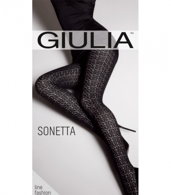 Фантазийные колготки SONETTA 100 (8) - Giulia - SONETTA 100 (8) - 2-S - Nero - Фото 1 Фантазийные колготки SONETTA 100 (8) - Giulia - SONETTA 100 (8) - 2-S - Nero - изображение 1