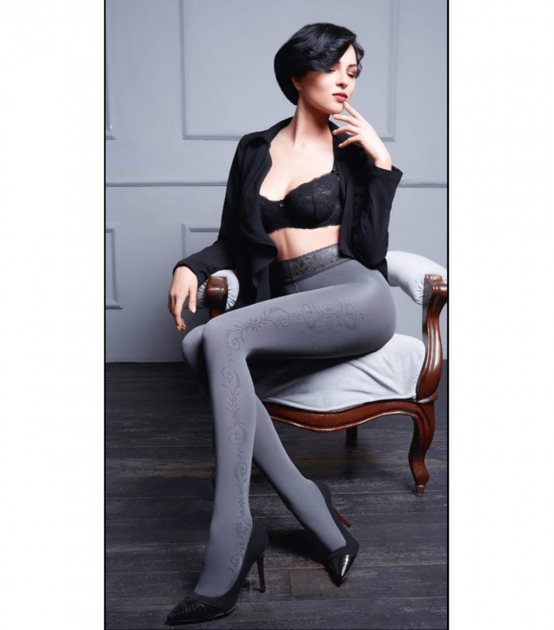 Фантазийные колготки ADEN 120 (3) - Giulia - ADEN 120 (3) - 2-S - Grigio Scuro - Фото 1 Фантазийные колготки ADEN 120 (3) - Giulia - ADEN 120 (3) - 2-S - Grigio Scuro - изображение 1