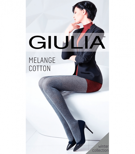 Теплые колготки MELANGE COTTON 200 - Giulia - MELANGE COTTON 200 - 4-L ...