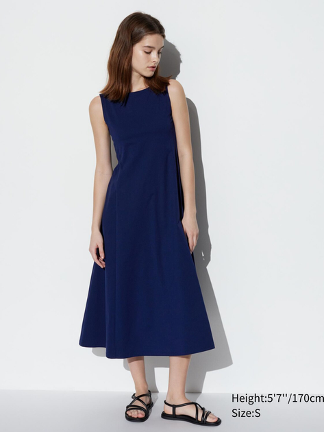 Сукня міді літня жіноча Uniqlo 188231104 XS Синя від Rozetka на платформі USKIDKA Акція на Сукня міді літня жіноча Uniqlo 188231104 XS Синя від Rozetka