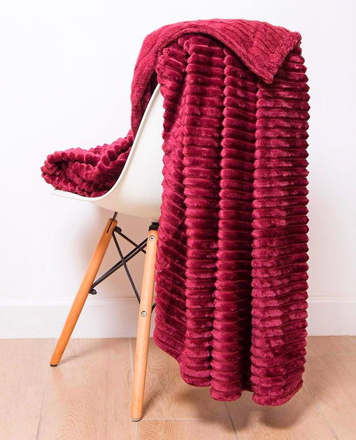 Плед-покрывало шарпей красный в полоску 150х200 см – фото, отзывы ...