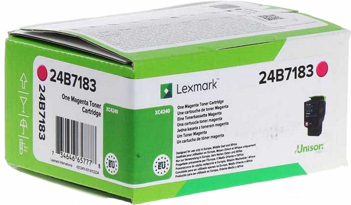 Тонер-картридж Lexmark XC2240/XC4240 Magenta (24B7183) - зображення 1