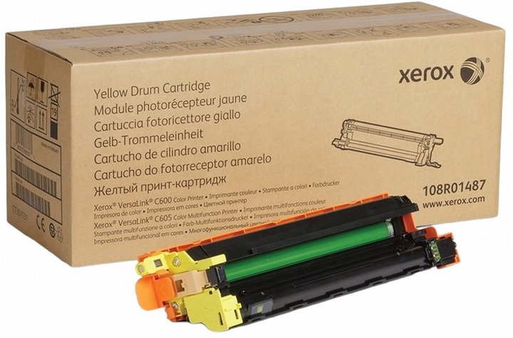 Тонер-картридж Xerox XFX Drum VersaLink C60X Yellow (108R01487) - зображення 1