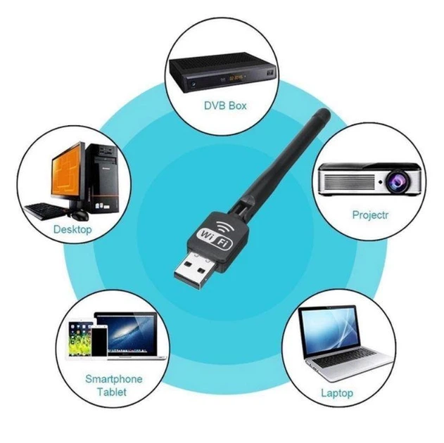 USB WI-FI Адаптер юсб вай фай 300 Mbps адаптер для пк та ноутбука Ralink 8O2.IIN - изображение 4