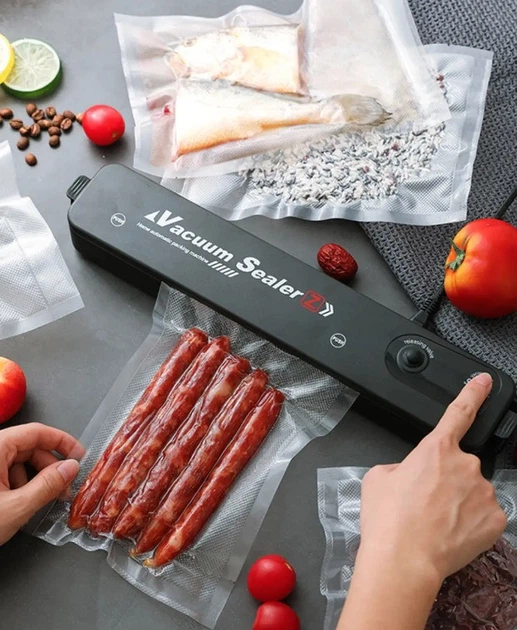 Вакуумний пакувальник Vacuum Sealer JP-12Y для герметичного пакування продуктів, автоматичний - Фото 4 Вакуумний пакувальник Vacuum Sealer JP-12Y для герметичного пакування продуктів, автоматичний - изображение 4