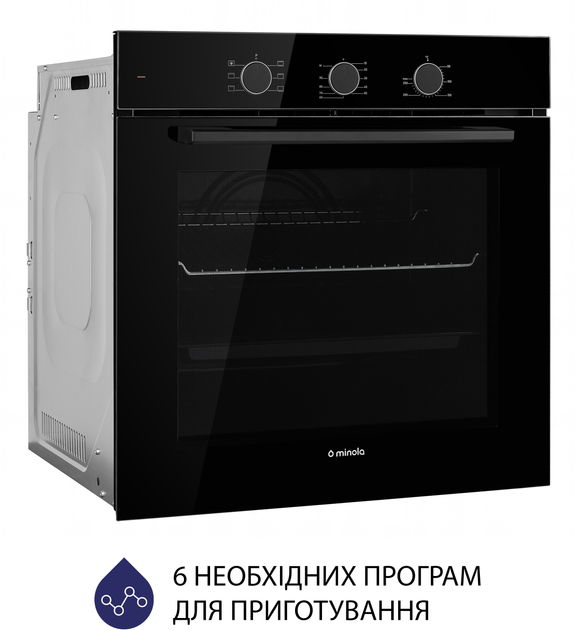 Духова шафа електрична Minola EO 665 BL - зображення 3