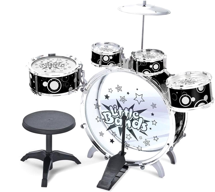 Zestaw perkusyjny dla dzieci Music Drum Little Bands (5713428010340) - obraz 1
