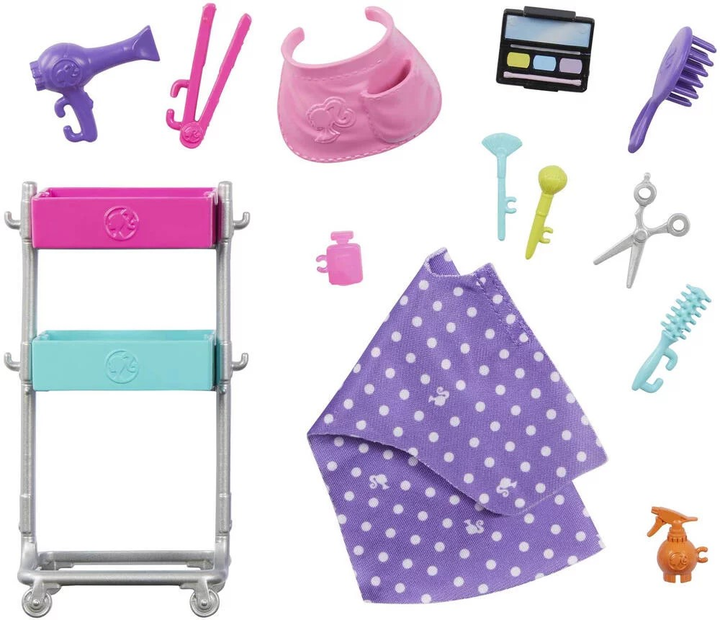 Lalka z akcesoriami Barbie Malibu Stylistka z pieskiem (0194735143429) - obraz 5