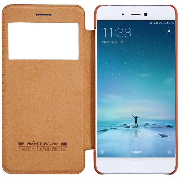Чехол-книжка NILLKIN Qin Series для Xiaomi Mi 5s - Brown - Фото 2 Чехол-книжка NILLKIN Qin Series для Xiaomi Mi 5s - Brown - изображение 2