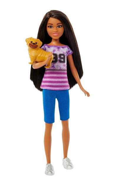 Lalka Mattel Barbie Stacie Ligaya with Pet Dog The Rescue Movie (0194735180318) - obraz 1