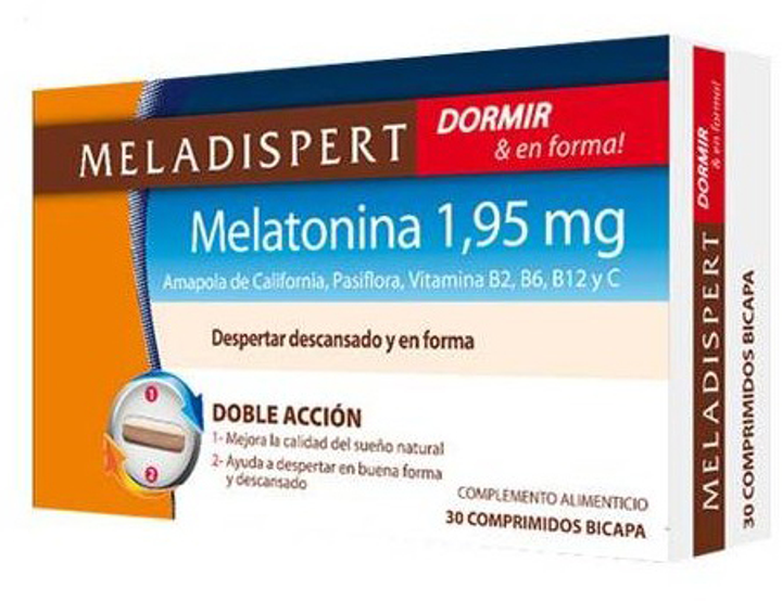 Suplement diety Meladispert Sleep y Shape 30 tabletki (8470001779670) - obraz 1