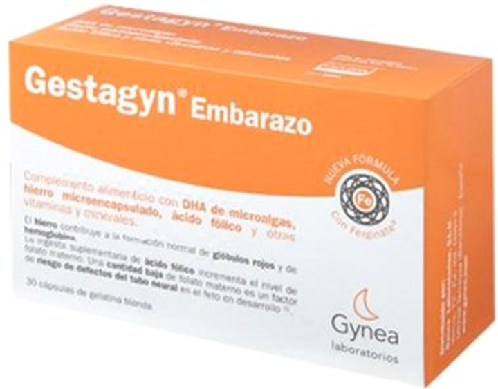 Дієтична добавка Gynea Gestagyn Pregnancy 30 капсул (8470001604019) - зображення 1