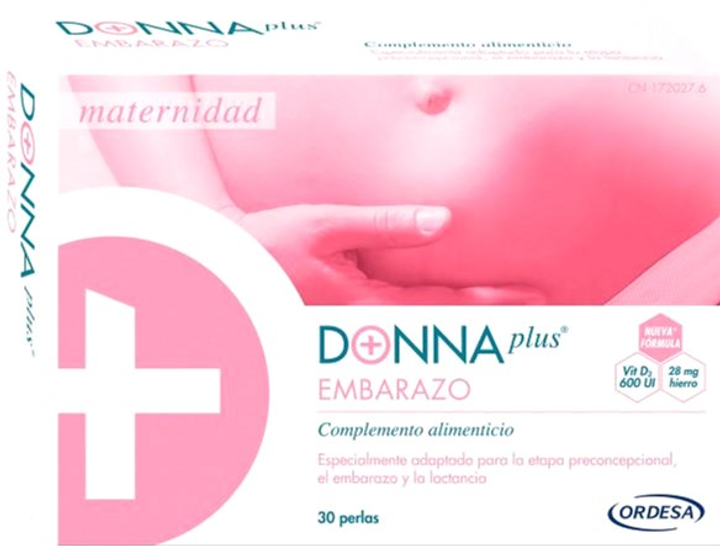 Дієтична добавка Donna Plus Pregnancy 30 м'яких капсул (8426594095260) - зображення 1