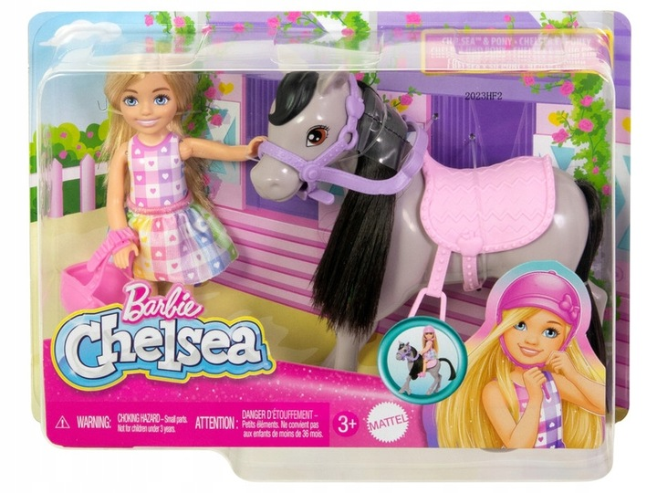 Lalka z akcesoriami Barbie Chelsea na kucyku (0194735192199) - obraz 5