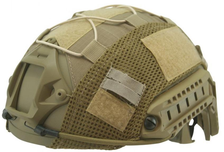 Чохол на шолом/кавер Kombat UK Tactical Fast Helmet COVER Койот (kb-tfhc-coy) - зображення 2