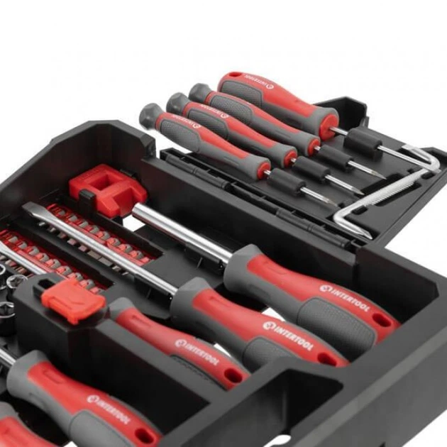 Набор отверток с комплектом насадок и головок 63 ед. INTERTOOL VT-3363 - изображение 5