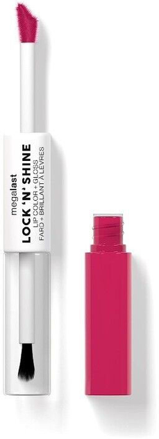 Błyszczyk do ust Wet n wild Lock Shine Lip Color + Gloss Irresistible 4 ml (77802156976) - obraz 1