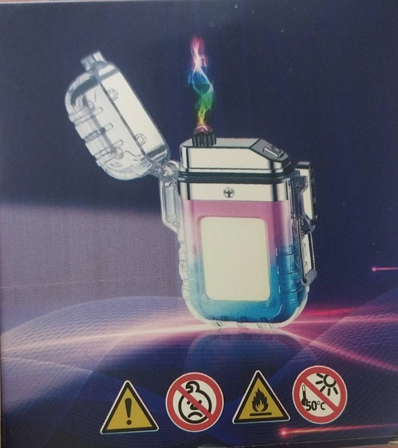 Запальничка з LED-ліхтарем водонепроникна, акумуляторна (BC-5381) - Фото 3 Запальничка з LED-ліхтарем водонепроникна, акумуляторна (BC-5381) - зображення 3