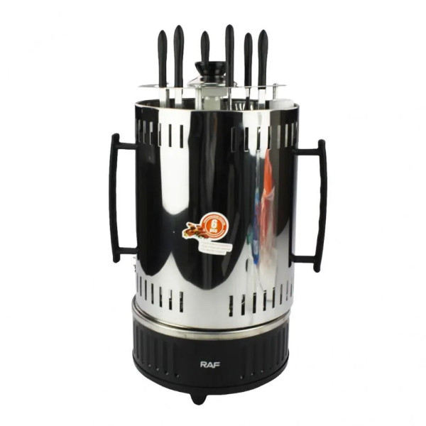 Электрошашлычница RAF R-8612 вертикальная на 6 шампуров 1000W (RAFR-8612) - изображение 3