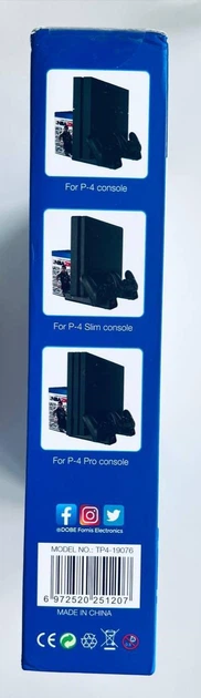 Док-станция Data Frog для Sony PlayStation 4 (FAT/Slim/PRO), с охлаждением, подсветкой, черная - Фото 3 Док-станция Data Frog для Sony PlayStation 4 (FAT/Slim/PRO), с охлаждением, подсветкой, черная - изображение 3