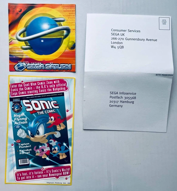 Sonic R, английская версия - диск SEGA Saturn, Б/У - Фото 3 Sonic R, английская версия - диск SEGA Saturn, Б/У - изображение 3