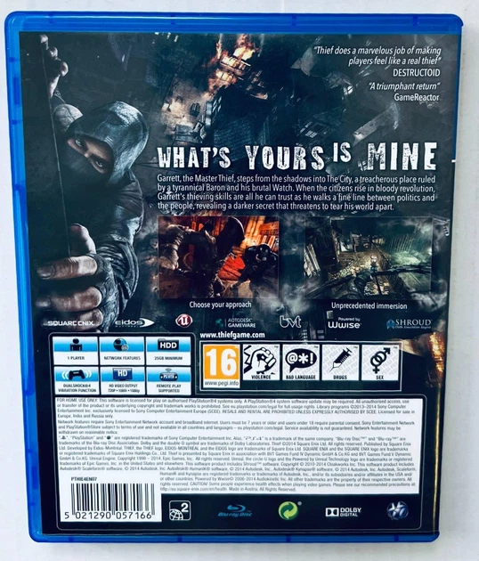 Thief, Б/У, русская версия - диск для PlayStation 4 - изображение 3