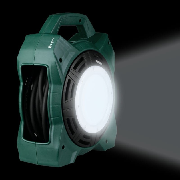 Przedlużacz bębnowy DPM IP44 z lampą LED 4 gniazda 15 m (PB1515L) - obraz 7