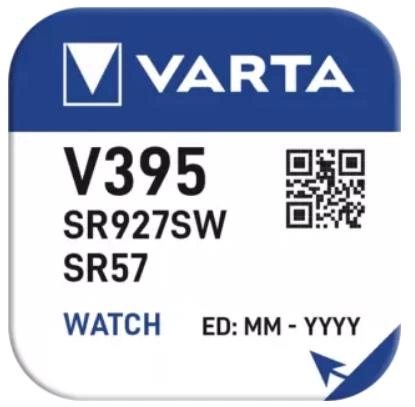 Батарейка Varta Silver BLI 1 V395 (4008496317295) - зображення 2