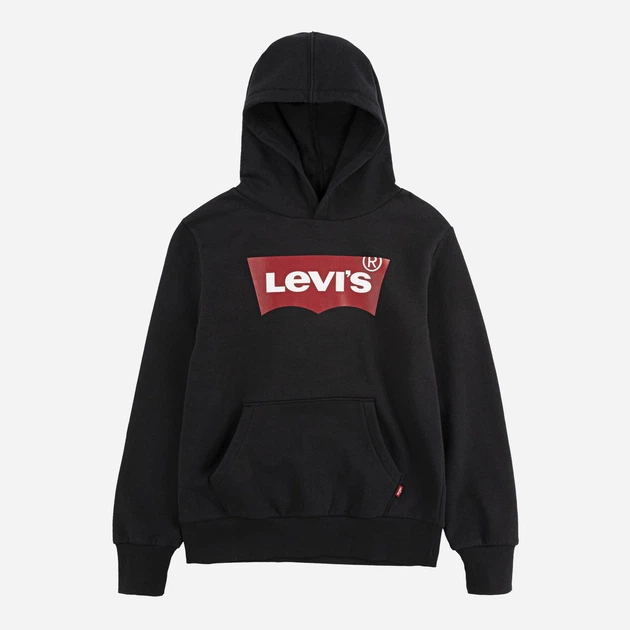 Bluza z kapturem chłopięca Levi's Lvb-Batwing Screenprint Hoodie 9E8778-023 134-140 cm Czarna (3665115194739) - obraz 7