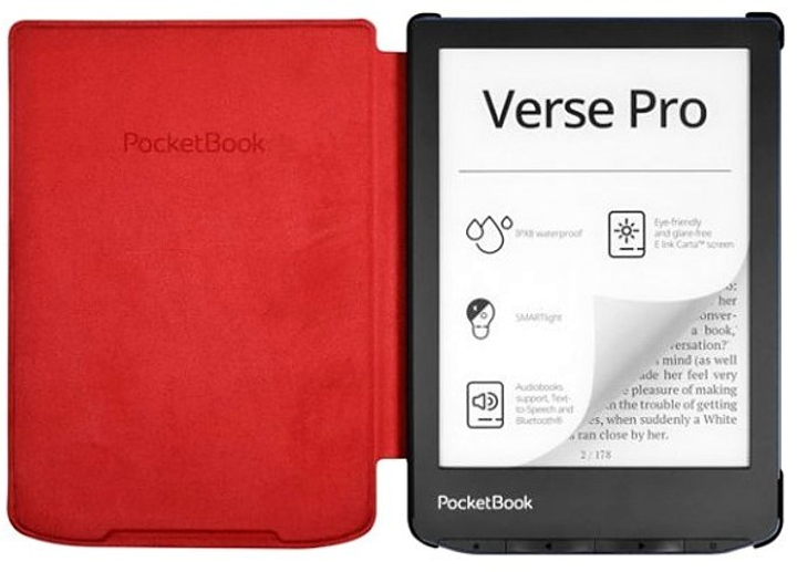Etui na czytnik ebook PocketBook 6" Red (H-S-634-R-WW) - obraz 6