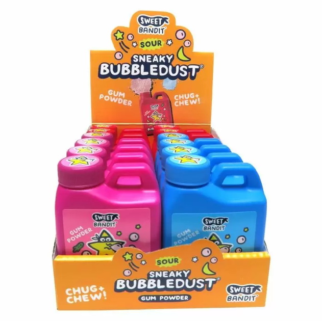 Жуйка-порошок Sweet Bandit Sour Sneaky Bubbledust 50 г Тутті Фрутті - Фото 3 Жуйка-порошок Sweet Bandit Sour Sneaky Bubbledust 50 г Тутті Фрутті - зображення 3
