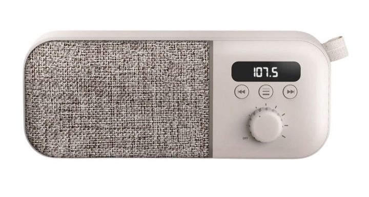 Radio Energy Sistem Fabric Box FM Radio Cream (8432426449828) - obraz 1