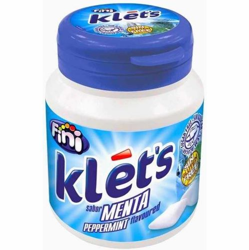 Жувальна гумка Fini Klets Peppermint 28 г 70 шт - Фото 2 Жувальна гумка Fini Klets Peppermint 28 г 70 шт - зображення 2