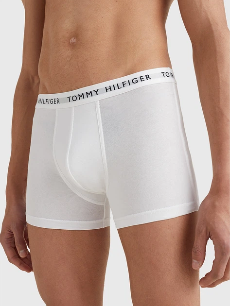Набор трусов-боксеров мужских Tommy Hilfiger UM0UM02203-0WS XXL 3 шт Белый/Красный/Черный (8720113390820) - изображение 3