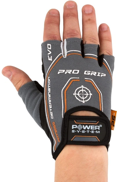 Перчатки для фитнеса Power System PS-2260 Pro Grip EVO Grey XL (PS_2260GR-5_XL) - изображение 2