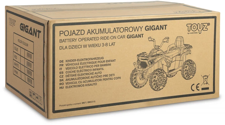 Quad dziecięcy Caretero Toyz Gigant biały (5908310396514) - obraz 12