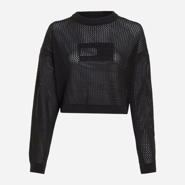 Sweter damski z bawełny Tommy Jeans DW0DW17755-BDS L Czarny (8720646695812) - obraz 4