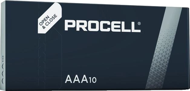 Лужні батарейки Duracell Procell AAA/LR3 10шт (5000394123595) - зображення 2